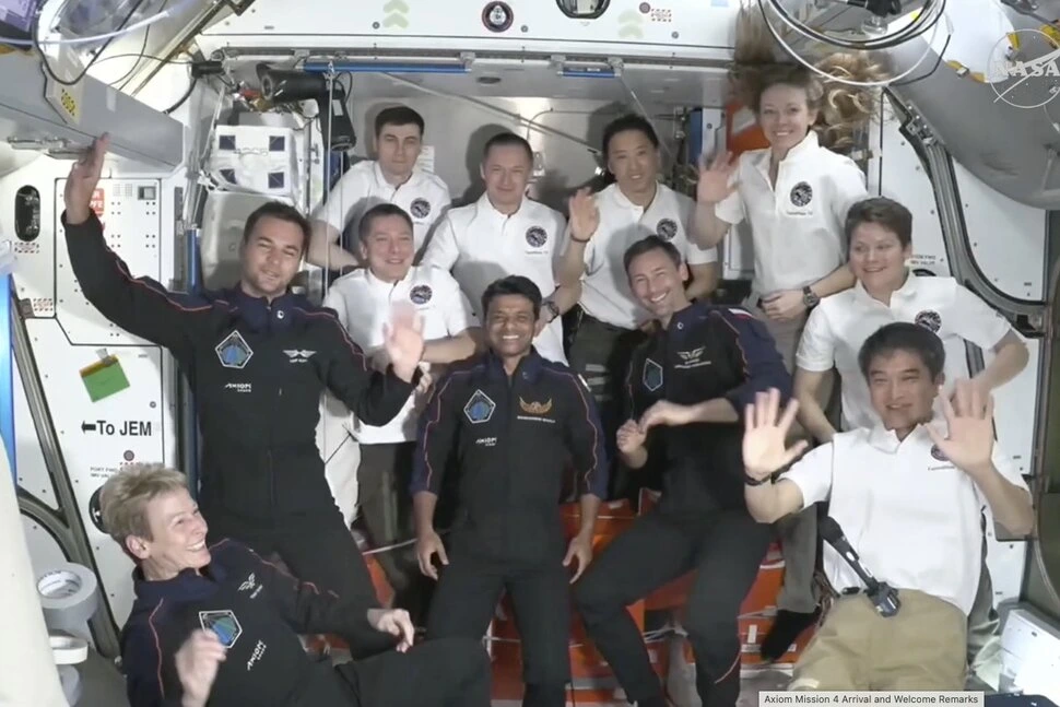 First Astronauts From India, Poland, and Hungary Arrive at International Space Station